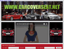 Tablet Screenshot of carcoverseat.net